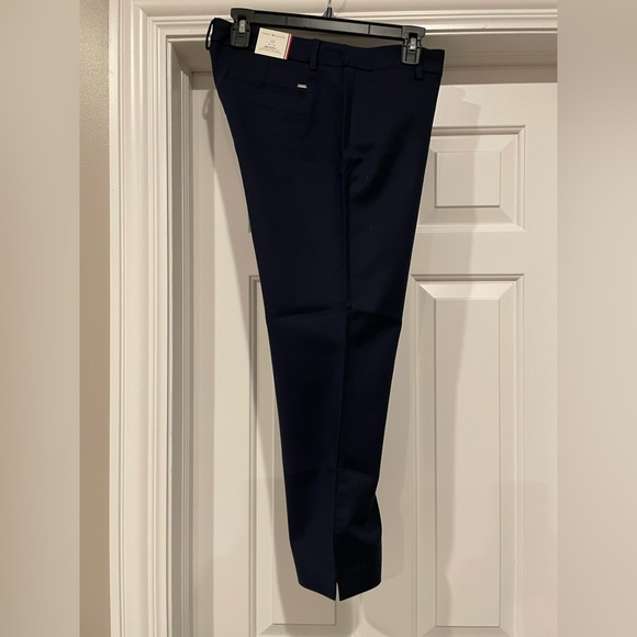 NWT Tommy Hilfiger waverly navy stretch capri size 10 - Picture 1 of 5